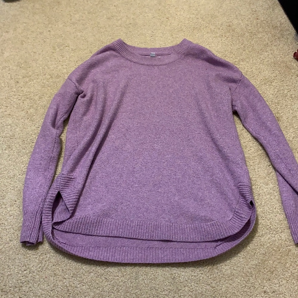 Purple sweater